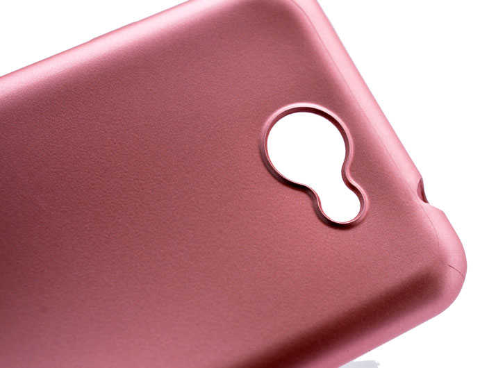 General Mobile 6 Kılıf Zore Premier Silikon Kapak Mürdüm