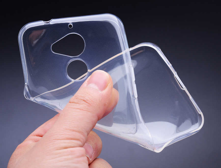 General Mobile 8 Kılıf Zore Süper Silikon Kapak Renksiz