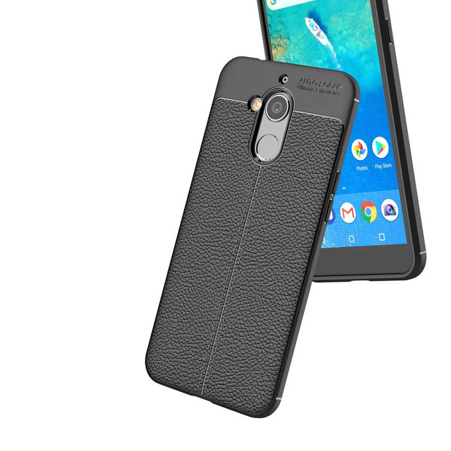 General Mobile 8 Kılıf Zore Niss Silikon Kapak Siyah