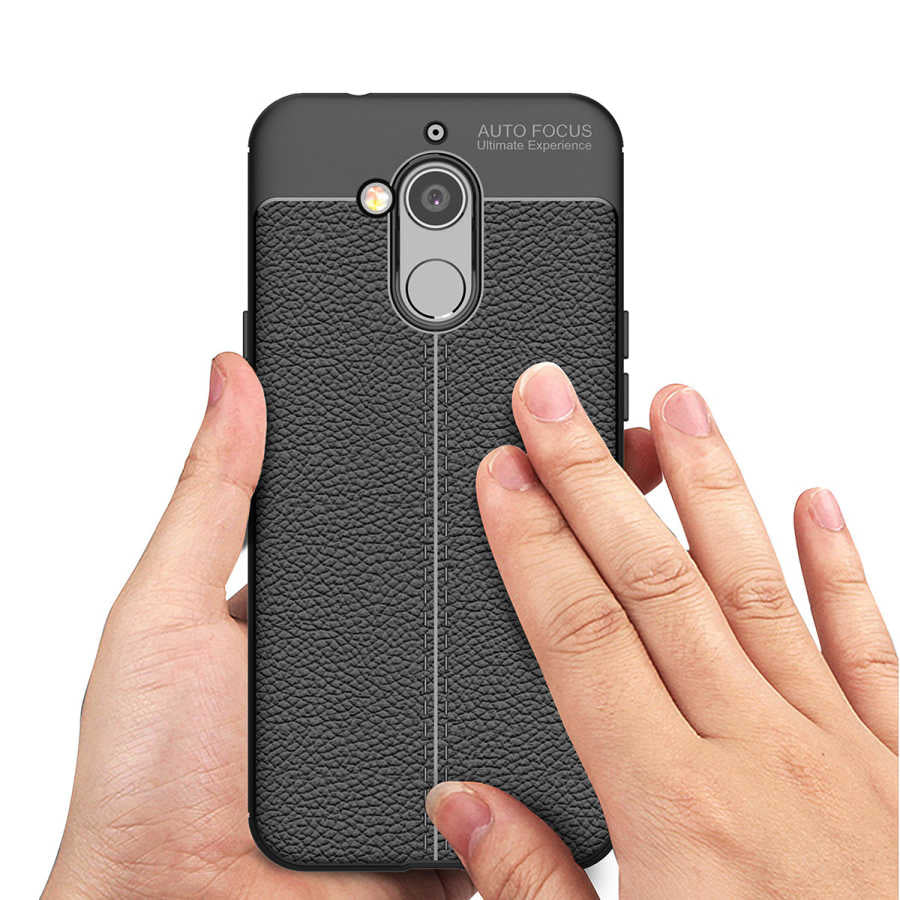 General Mobile 8 Kılıf Zore Niss Silikon Kapak Siyah