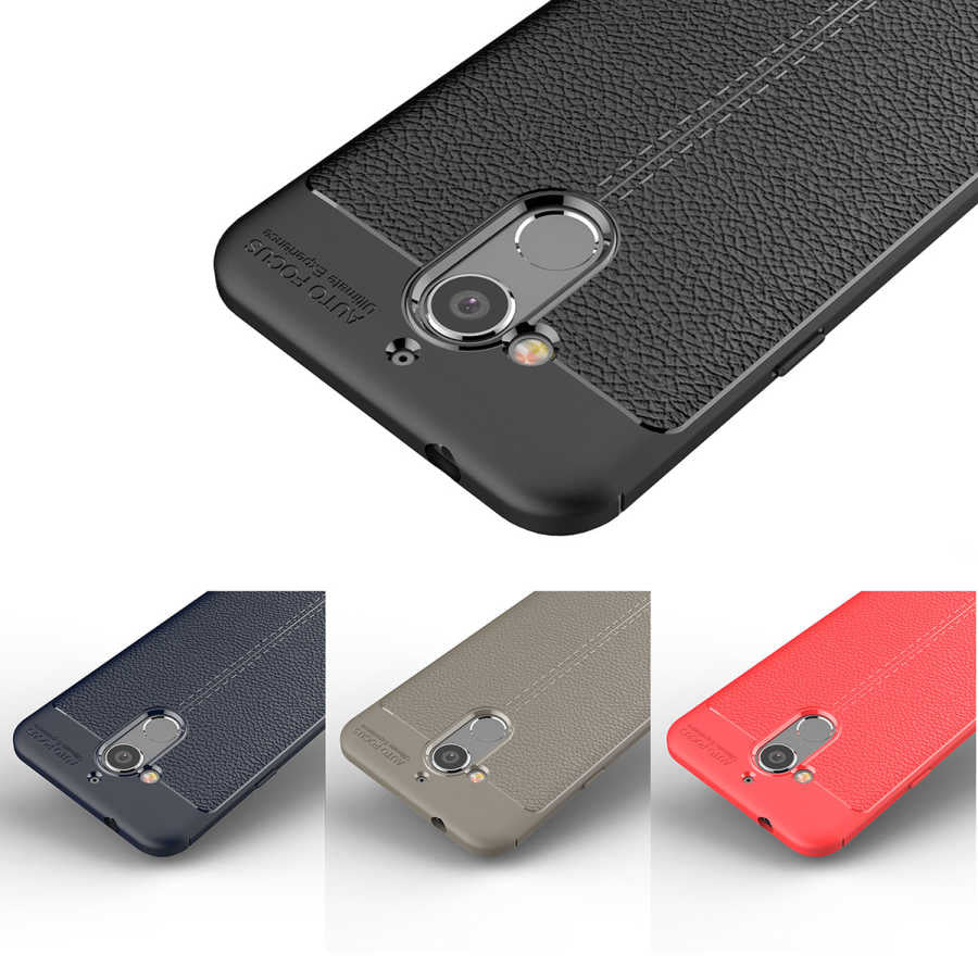 General Mobile 8 Kılıf Zore Niss Silikon Kapak Siyah