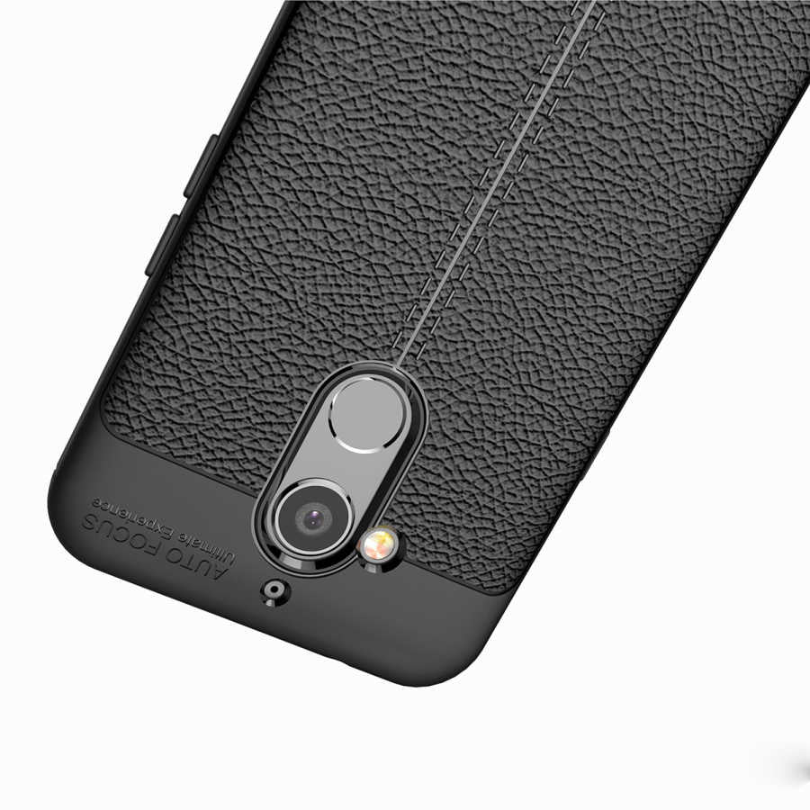 General Mobile 8 Kılıf Zore Niss Silikon Kapak Gri