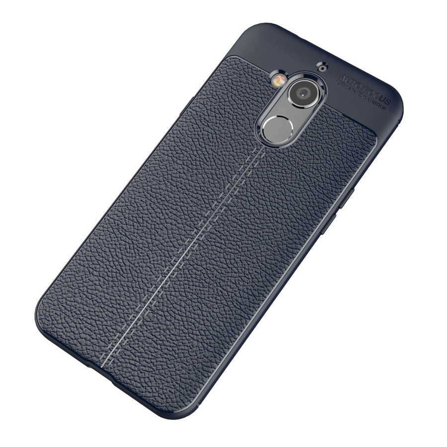 General Mobile 8 Kılıf Zore Niss Silikon Kapak Lacivert