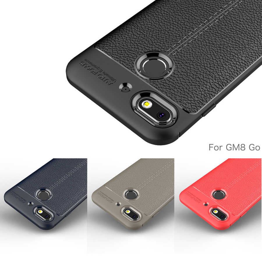 General Mobile 8 Go Kılıf Zore Niss Silikon Kapak Lacivert