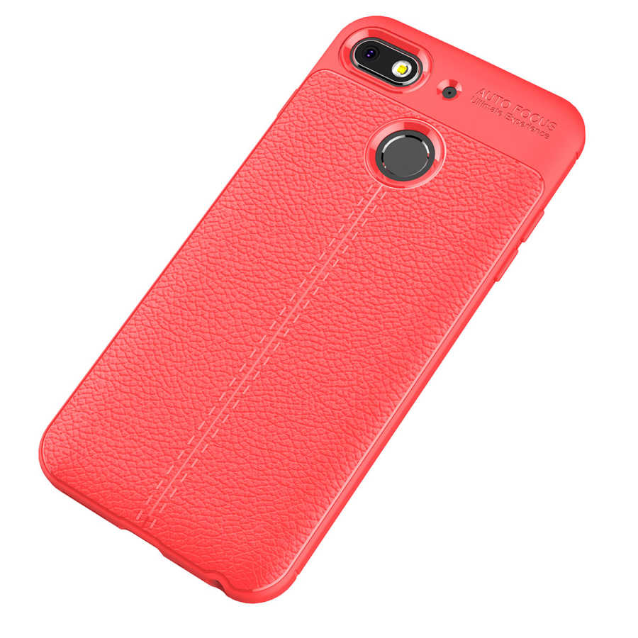 General Mobile 8 Go Kılıf Zore Niss Silikon Kapak Kırmızı