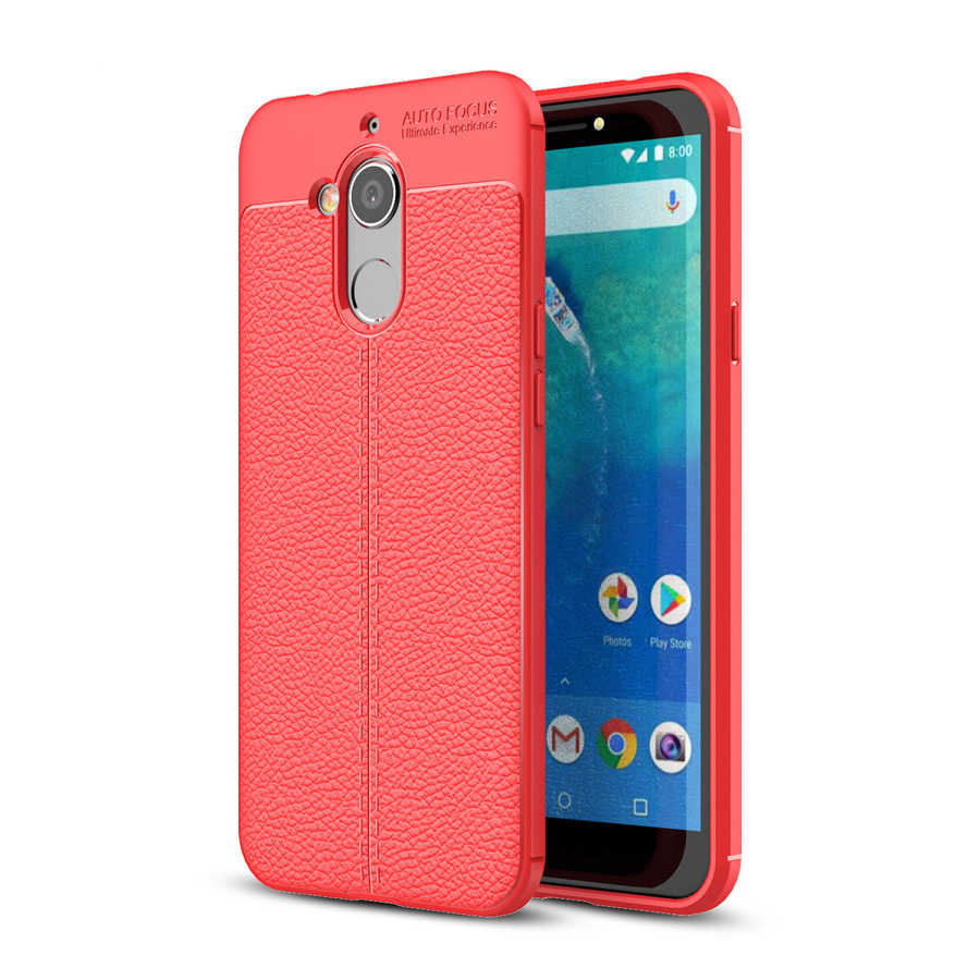 General Mobile 8 Go Kılıf Zore Niss Silikon Kapak Kırmızı
