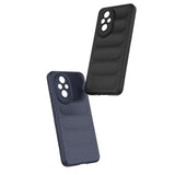 Honor 200 Kılıf Esnek TPU Oyuklu Arka Yüzey Tasarımlı Zore Etnik Silikon Kapak Lacivert