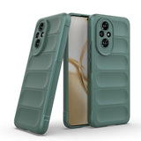 Honor 200 Kılıf Esnek TPU Oyuklu Arka Yüzey Tasarımlı Zore Etnik Silikon Kapak Siyah