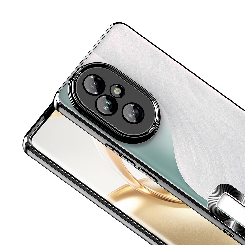 Honor 200 Pro Kılıf Kamera Korumalı Logo Gösteren Zore Omega Kapak Sierra Mavi