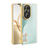 Honor 200 Pro Kılıf Kamera Korumalı Logo Gösteren Zore Omega Kapak Sierra Mavi