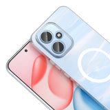 Honor 400 Kamera Korumalı M-Safe Şarj Özellikli Şeffaf Zore London Sert PC Kapak Şeffaf