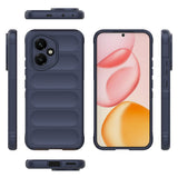 Honor 400 Kılıf Esnek TPU Oyuklu Arka Yüzey Tasarımlı Zore Etnik Silikon Kapak Lacivert