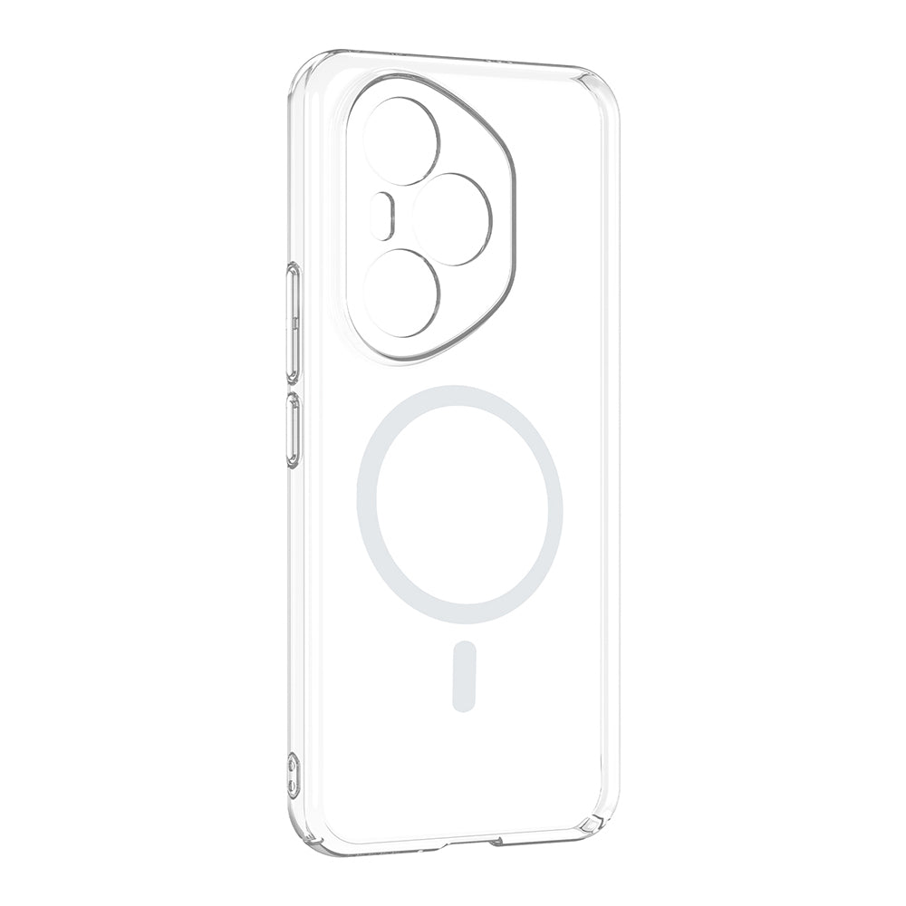Honor 400 Pro Kamera Korumalı M-Safe Şarj Özellikli Şeffaf Zore London Sert PC Kapak Şeffaf