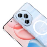 Honor 400 Pro Kamera Korumalı M-Safe Şarj Özellikli Şeffaf Zore London Sert PC Kapak Şeffaf