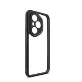 Honor 400 Pro Kılıf Kamera Korumalı Şeffaf Arka Yüzey Zore New Roll Kapak Siyah