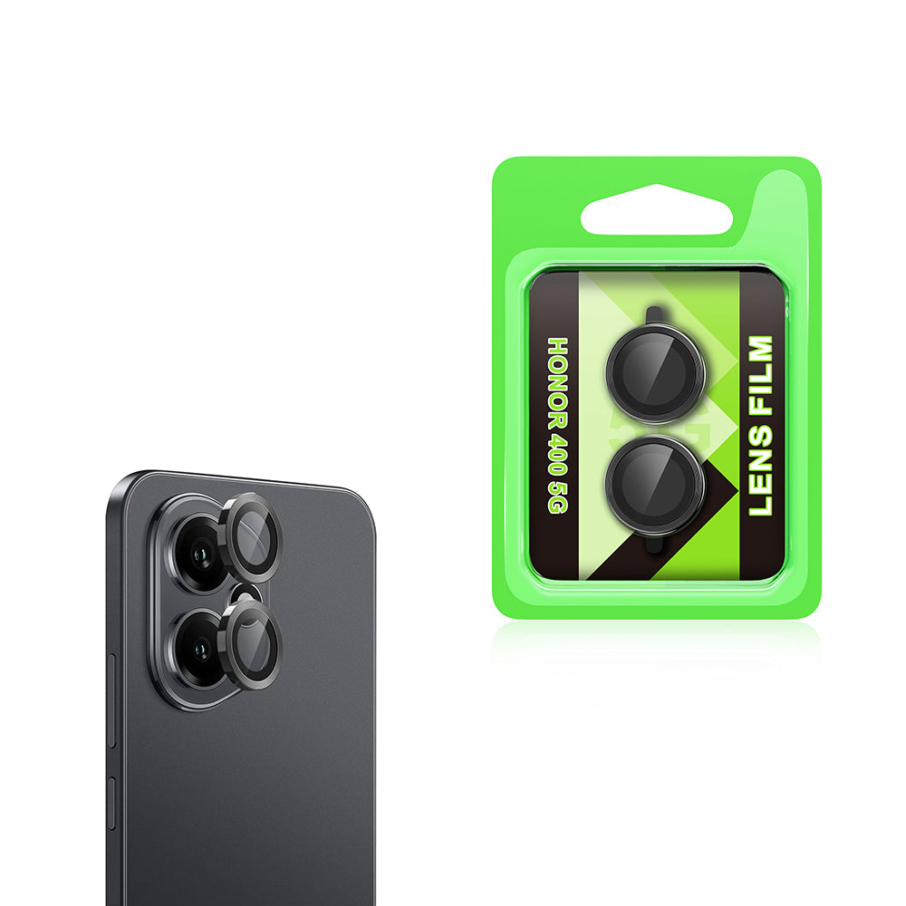 Honor 400 Zore CL-07 Kamera Lens Koruyucu Siyah