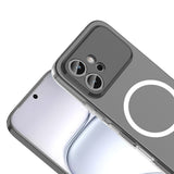 Honor 600 5G Kamera Korumalı M-Safe Şarj Özellikli Şeffaf London Sert PC Kapak Şeffaf
