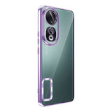 Honor 90 Kılıf Kamera Korumalı Logo Gösteren Zore Omega Kapak Gümüş