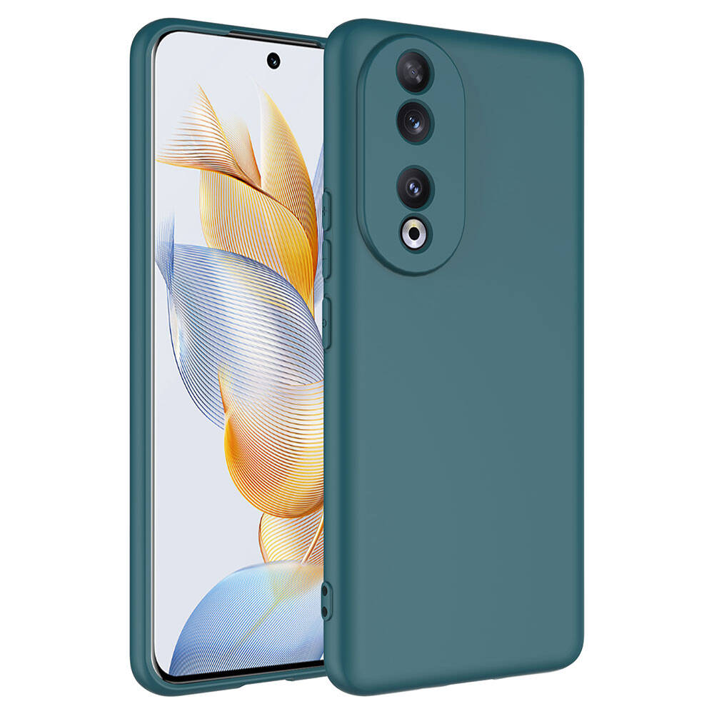 Honor 90 Kılıf Zore Mara Lansman Kapak Siyah