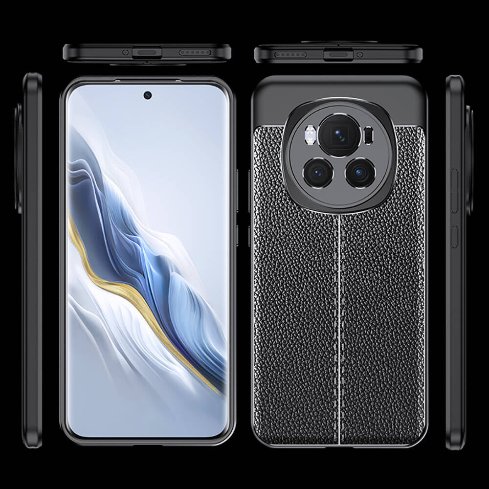 Honor Magic 6 Pro Kılıf Zore Niss Silikon Kapak Siyah