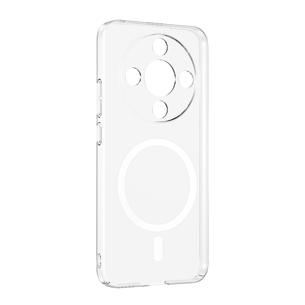 Honor Magic 8 Lite 5G Kamera Korumalı M-Safe Şarj Özellikli Şeffaf London Sert PC Kapak Şeffaf