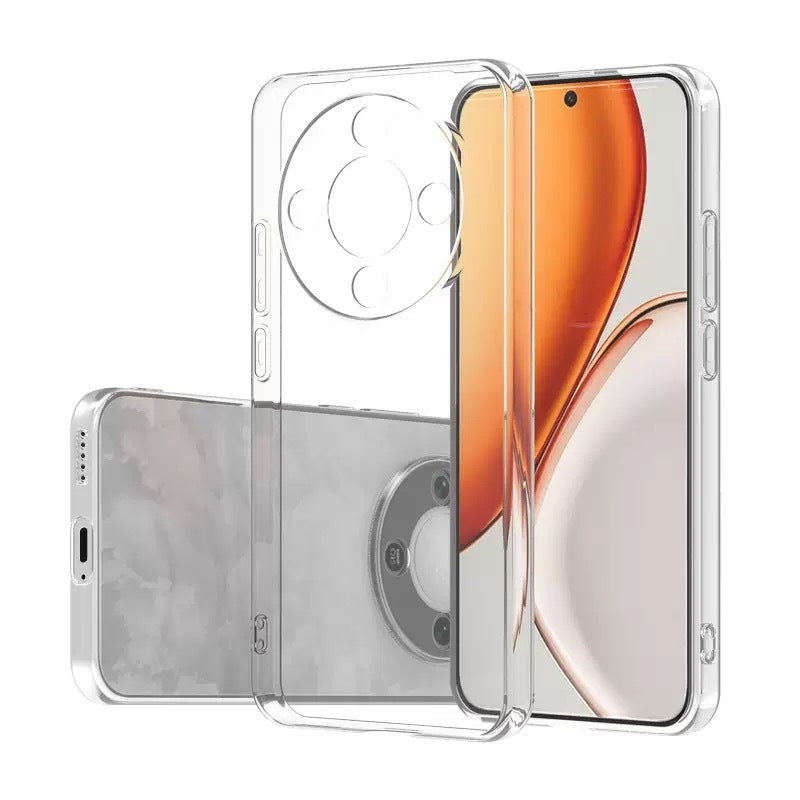 Honor Magic 8 Lite 5G Kılıf Zore Süper Silikon Kapak Şeffaf