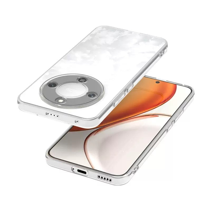 Honor Magic 8 Lite 5G Kılıf Zore Süper Silikon Kapak Şeffaf