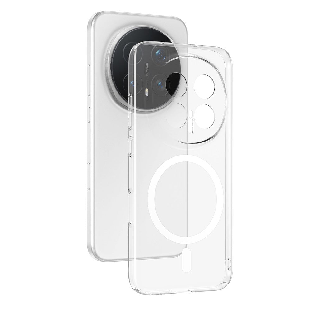 Honor Magic 8 Pro Kamera Korumalı M-Safe Şarj Özellikli Şeffaf London Sert PC Kapak Şeffaf