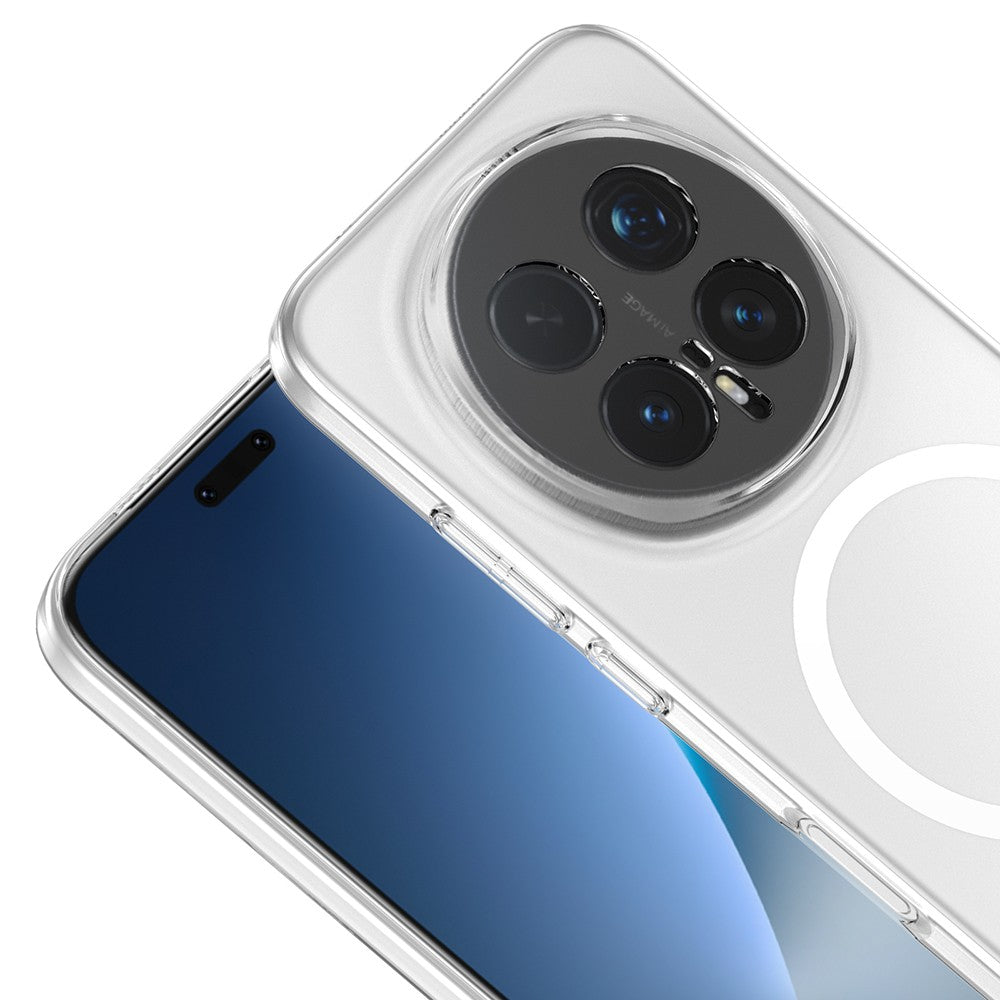 Honor Magic 8 Pro Kamera Korumalı M-Safe Şarj Özellikli Şeffaf London Sert PC Kapak Şeffaf
