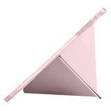 Honor MagicPad 2 Kılıf Zore Tri Folding Kalem Bölmeli Standlı Kılıf Mavi