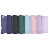 Honor Pad 10 12.1 Kılıf Zore Tri Folding Kalem Bölmeli Standlı Kılıf Siyah