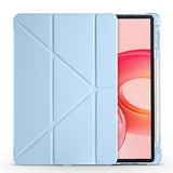 Honor Pad 10 12.1 Kılıf Zore Tri Folding Kalem Bölmeli Standlı Kılıf Siyah