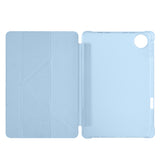 Honor Pad 10 12.1 Kılıf Tri Folding Kalem Bölmeli Standlı Kılıf Mor