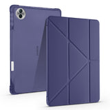 Honor Pad 10 12.1 Kılıf Tri Folding Kalem Bölmeli Standlı Kılıf Mor