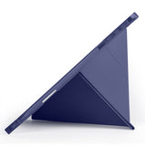 Honor Pad 10 12.1 Kılıf Zore Tri Folding Kalem Bölmeli Standlı Kılıf Siyah