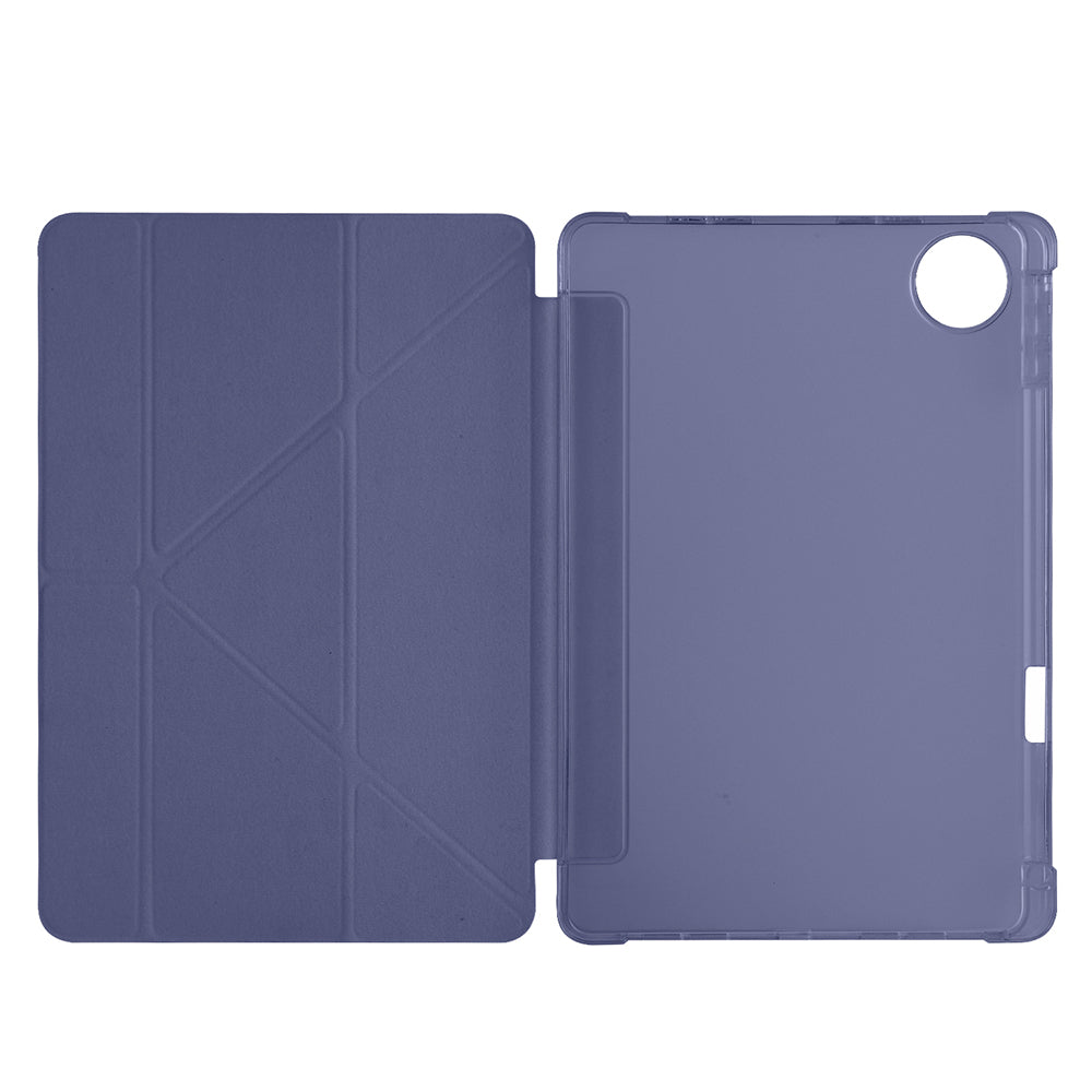 Honor Pad 10 12.1 Kılıf Zore Tri Folding Kalem Bölmeli Standlı Kılıf Siyah