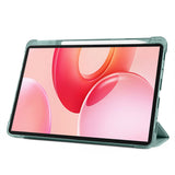 Honor Pad 10 12.1 Kılıf Zore Tri Folding Kalem Bölmeli Standlı Kılıf Siyah