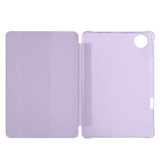 Honor Pad 10 12.1 Kılıf Zore Tri Folding Kalem Bölmeli Standlı Kılıf Siyah
