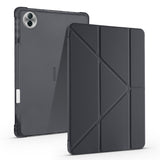 Honor Pad 10 12.1 Kılıf Zore Tri Folding Kalem Bölmeli Standlı Kılıf Siyah