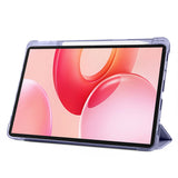 Honor Pad 10 12.1 Kılıf Tri Folding Kalem Bölmeli Standlı Kılıf Mor