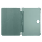 Honor Pad 9 Kılıf Zore Tri Folding Kalem Bölmeli Standlı Kılıf Lacivert
