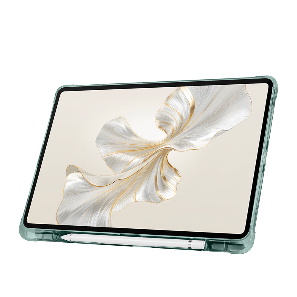 Honor Pad 9 Kılıf Zore Tri Folding Kalem Bölmeli Standlı Kılıf Lila