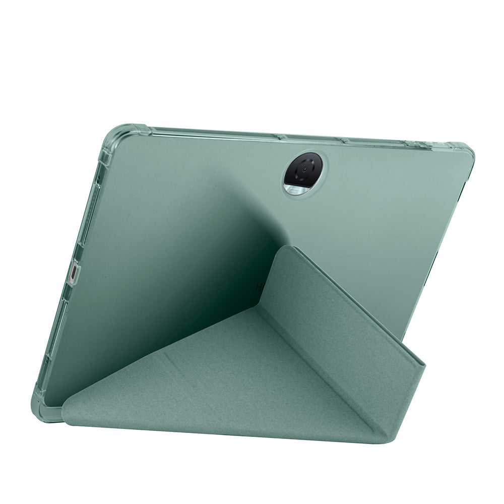 Honor Pad 9 Kılıf Zore Tri Folding Kalem Bölmeli Standlı Kılıf Lila