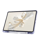 Honor Pad 9 Kılıf Zore Tri Folding Kalem Bölmeli Standlı Kılıf Lacivert