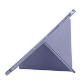 Honor Pad 9 Kılıf Zore Tri Folding Kalem Bölmeli Standlı Kılıf Lila