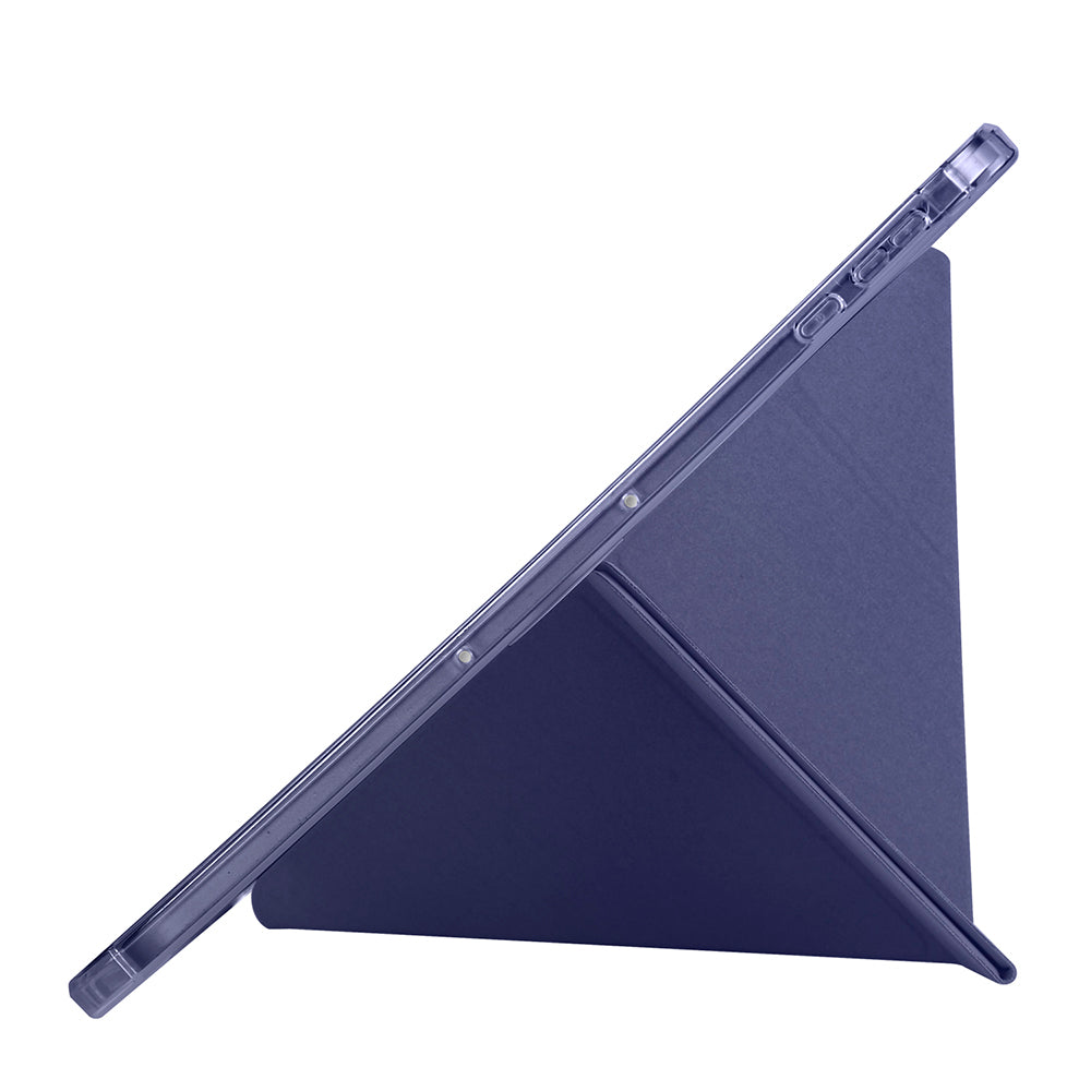 Honor Pad 9 Kılıf Zore Tri Folding Kalem Bölmeli Standlı Kılıf Lila