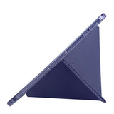 Honor Pad 9 Kılıf Zore Tri Folding Kalem Bölmeli Standlı Kılıf Lila