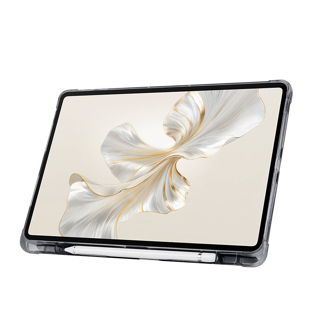 Honor Pad 9 Kılıf Zore Tri Folding Kalem Bölmeli Standlı Kılıf Lila