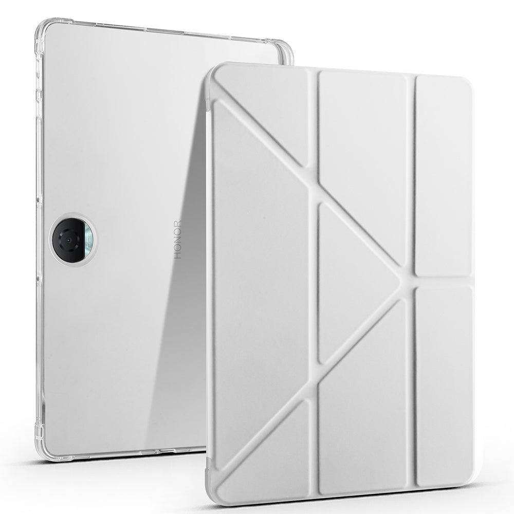 Honor Pad 9 Kılıf Zore Tri Folding Kalem Bölmeli Standlı Kılıf Lila