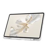 Honor Pad 9 Kılıf Zore Tri Folding Kalem Bölmeli Standlı Kılıf Lila